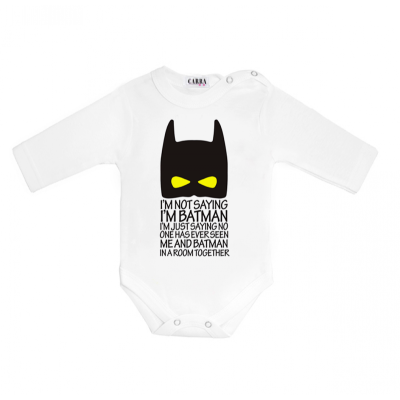 Carra I Am Batman бебешко боди